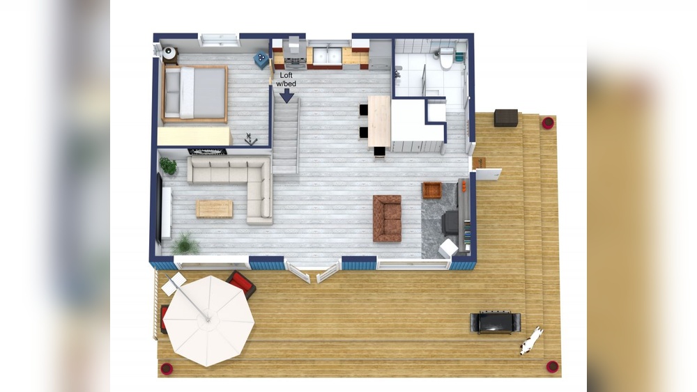 2 Bedroom 1 Bathroom House Designs