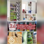 26 Ways to Organize Toys in Small Spaces