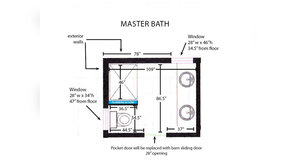 7 X 9 Bathroom Design