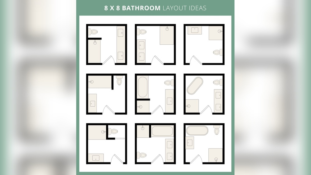 8X8 Bathroom Design