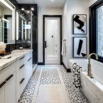 Bathroom Design Black And White