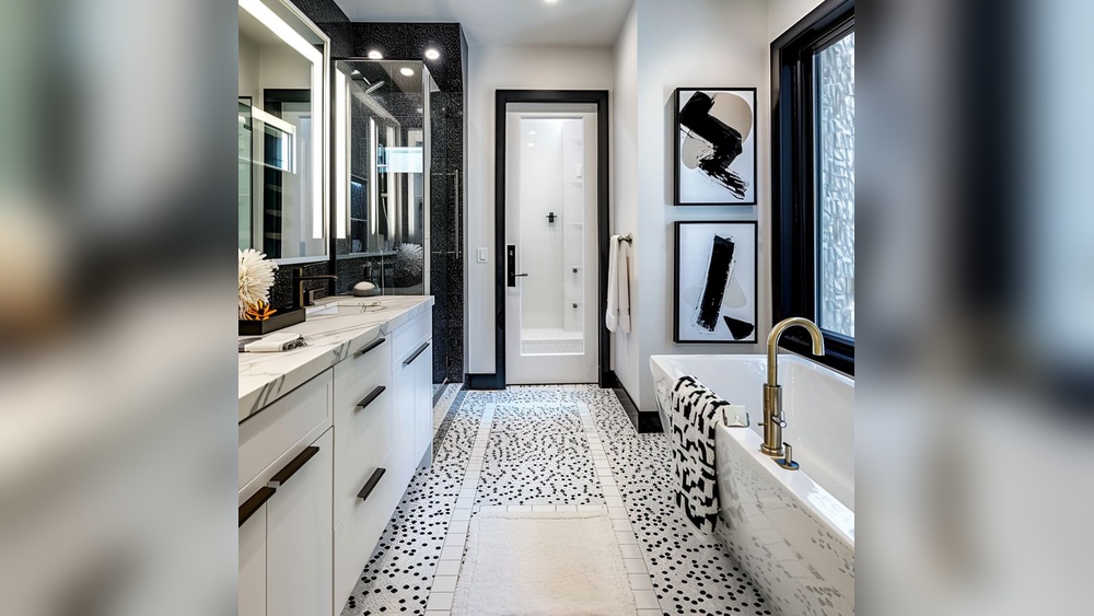 Bathroom Design Black And White