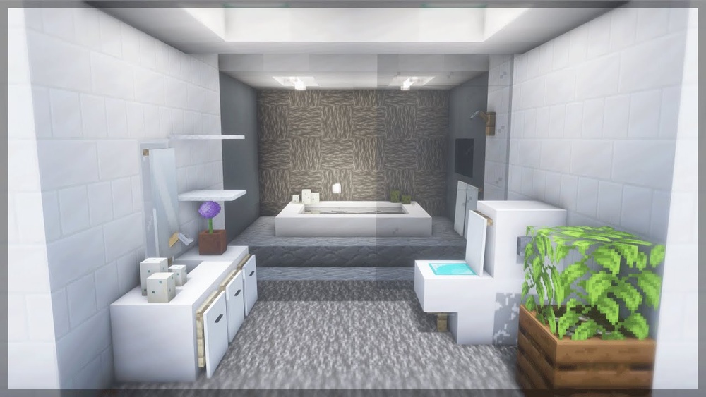 Bathroom Design Minecraft