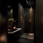 Dark Bathroom Design
