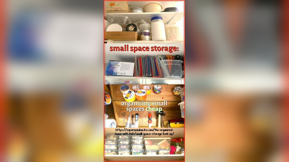 Easy Organizing Small Spaces