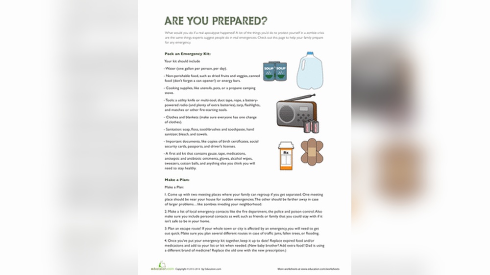 Emergency Preparedness Packet