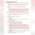 Emergency Preparedness Quiz Answers