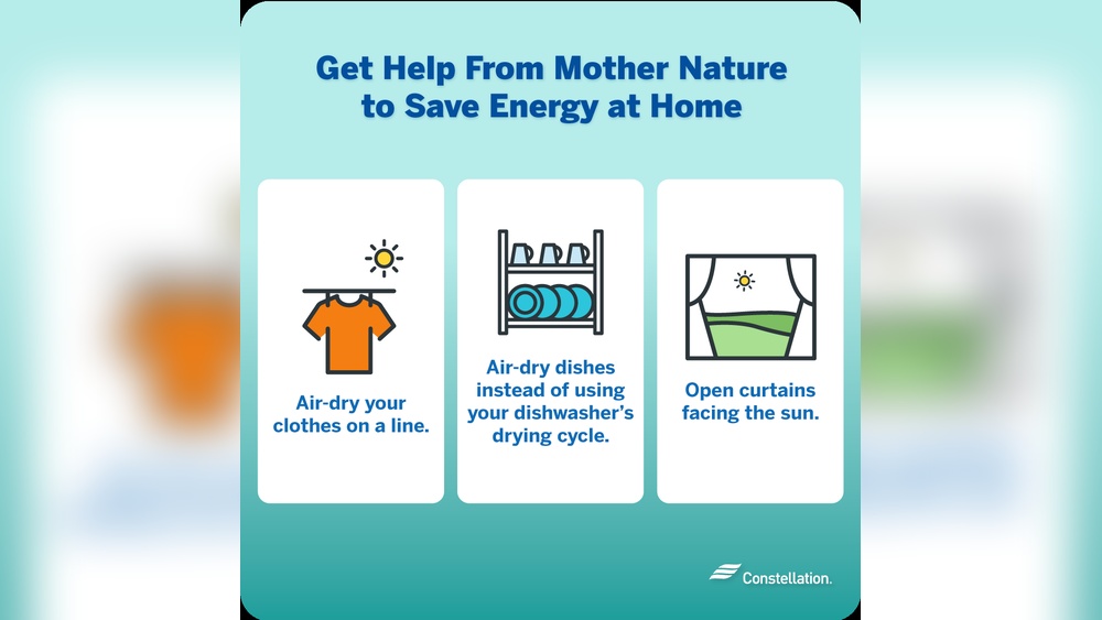 Home Or Office Space Saving Energy Drawing