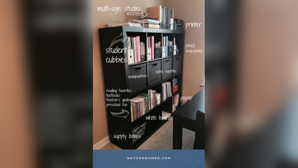 Home School Book Storage Solutions