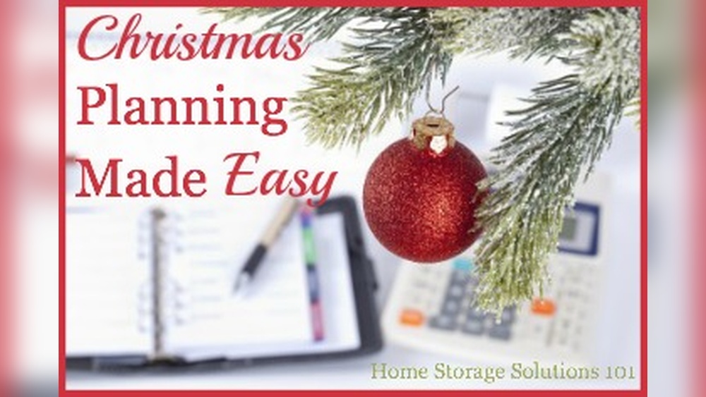 Home Storage Solutions 101 Holiday Planning
