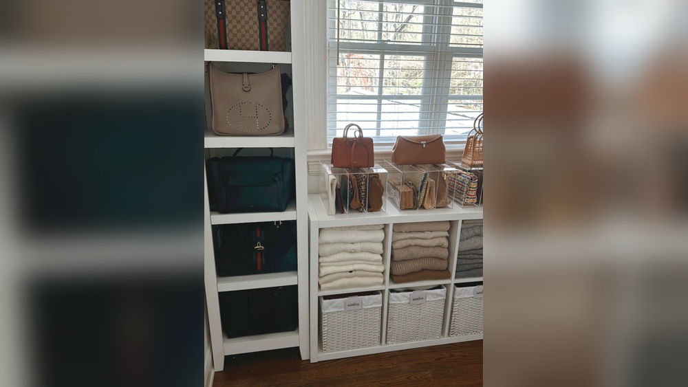 How to Organize Your Purses in a Small Space