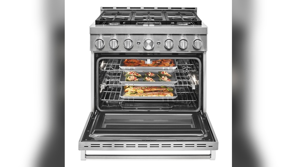 Kitchenaid Smart Commercial-Style Gas Range Burners Kfgc
