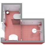 L Shaped Bathroom Design
