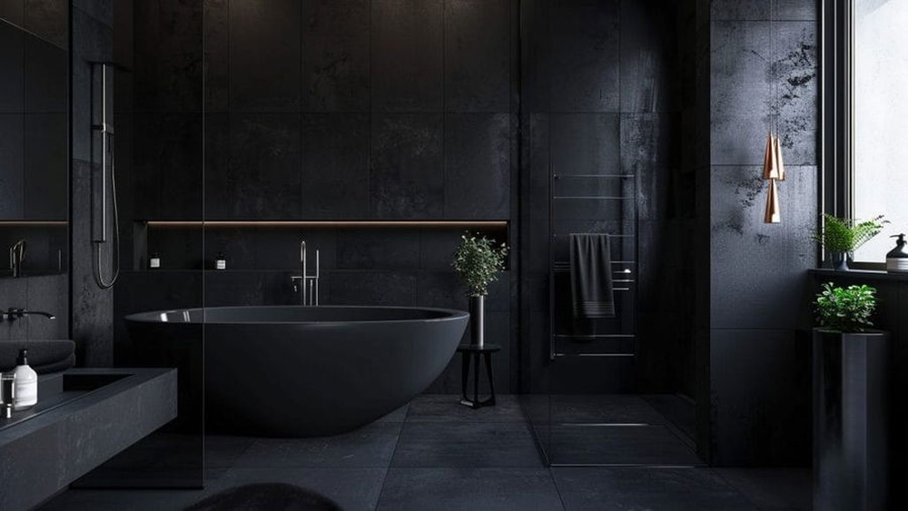Modern Dark Bathroom Designs
