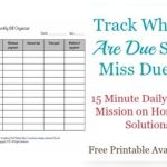 Monthly Bill Organizer Home Storage Solutions