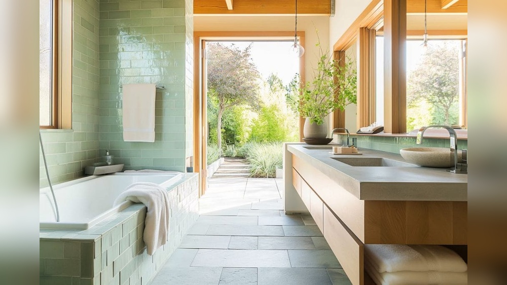 Open Concept Bathroom Design