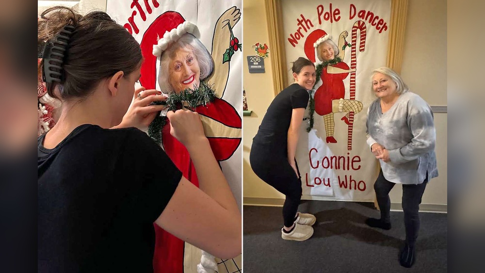 Seasonal Door Decorations at Nursing Homes