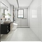 Simple Small Bathroom Tiles Design