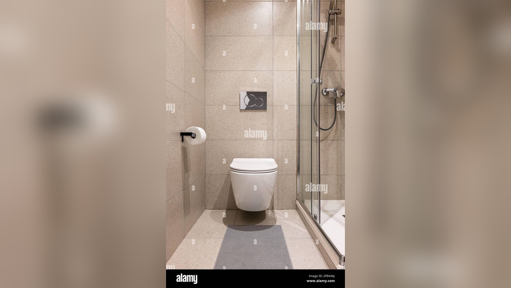 Small Simple Bathroom Tiles Design