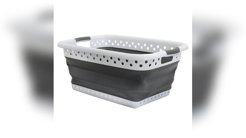 Space Saving Laundry Basket Home Depot