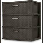 Sterilite 5 Drawer Tower Plastic Space Saving Home Storage Organizer