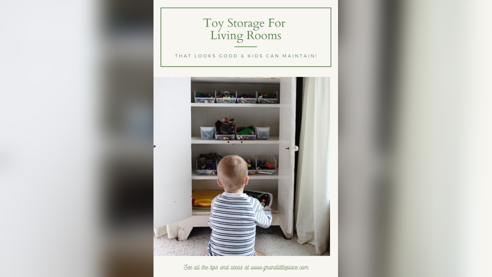 Toy Organizer for Small Spaces