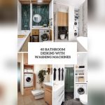 Washer And Dryer in Bathroom Designs