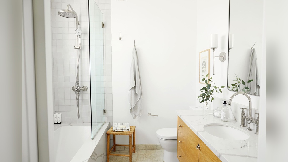White Small Bathroom Designs