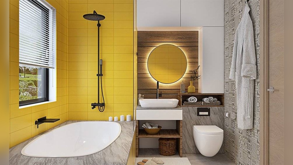 Yellow Bathroom Design Ideas