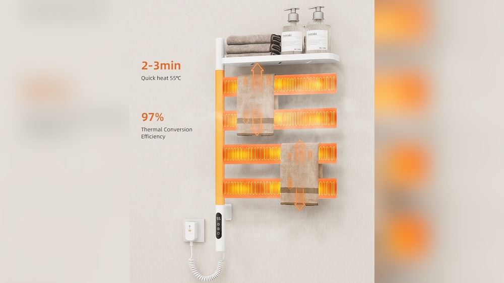 How Does a Heated Towel Rack Work