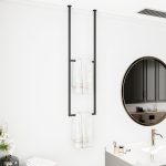 How Far down from Ceiling Should Towel Rack Be