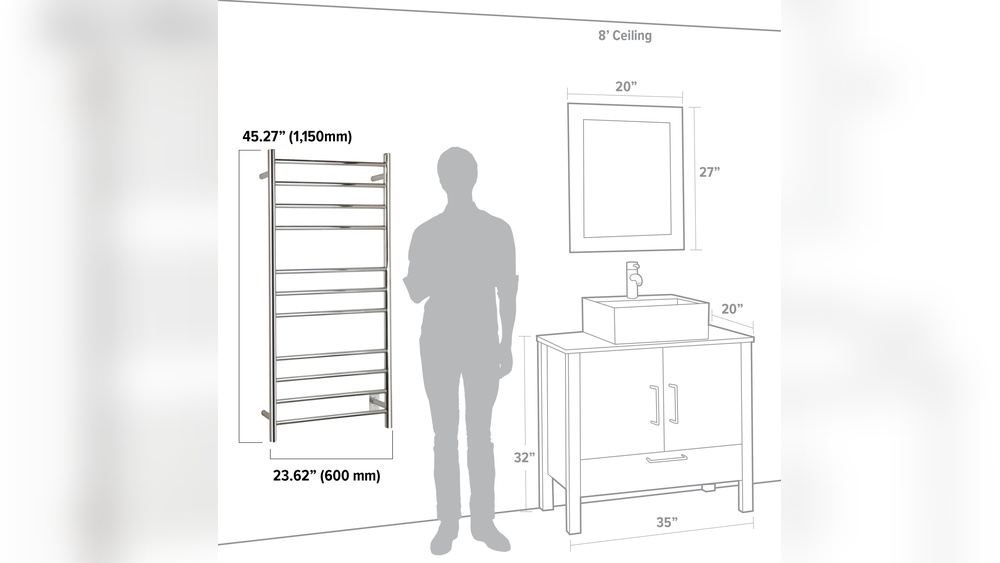 How High from the Floor Should a Towel Rack Be