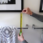 How High to Hang Picture above Towel Rack