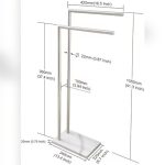 How High Towel Rack from Floor