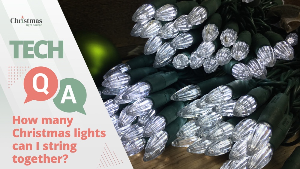 How Many Led Lights Can I String Together