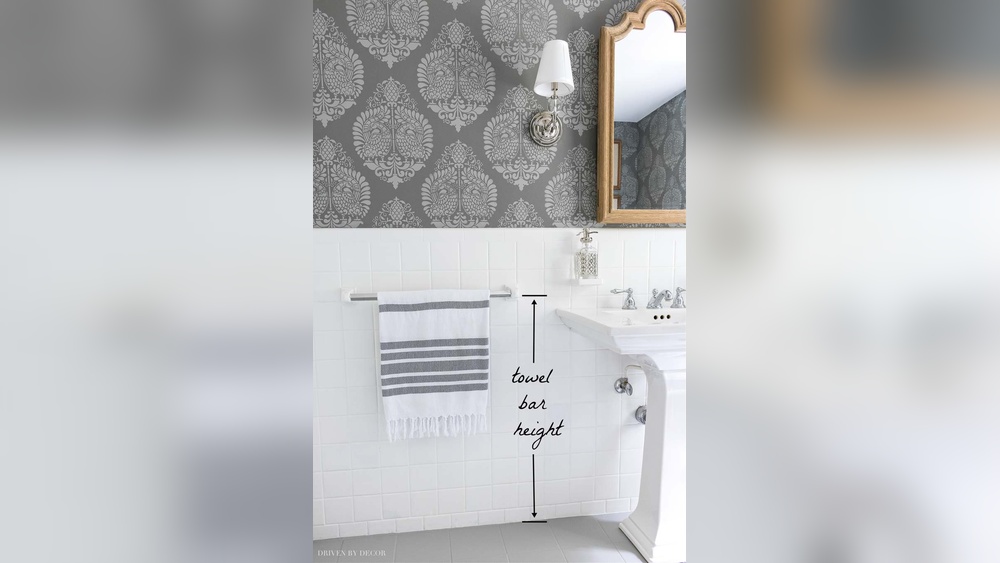 How Tall Should Towel Rack Be
