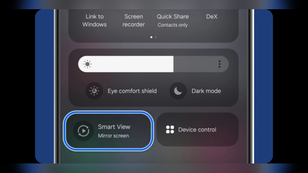 How Ti Conect Screen Mirror to Smart View