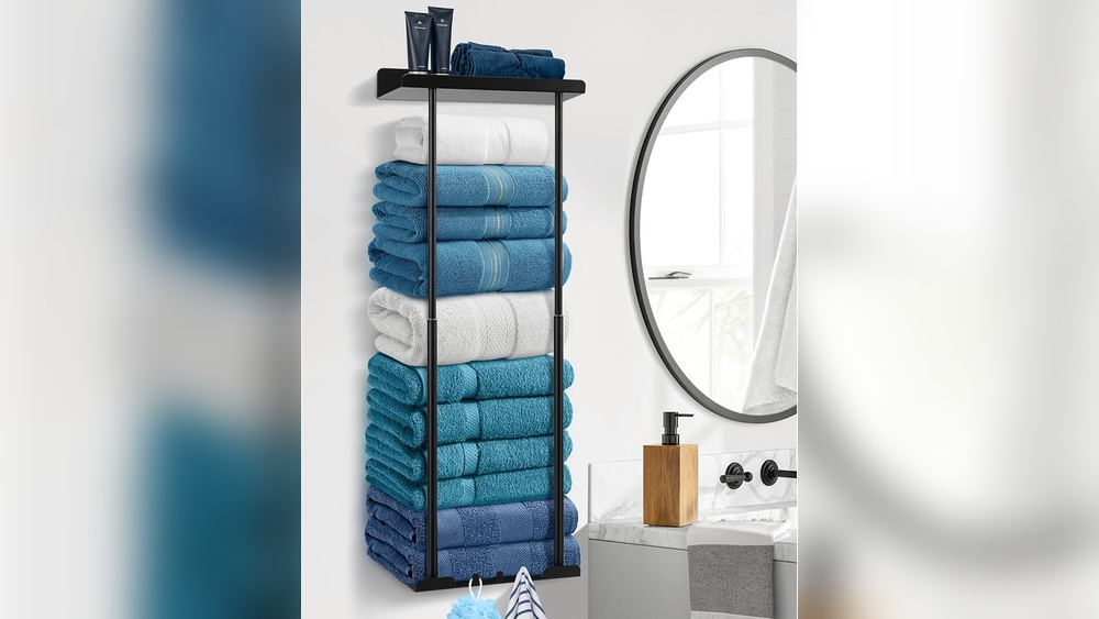 How to Add a Towel Rack to a Bathroom