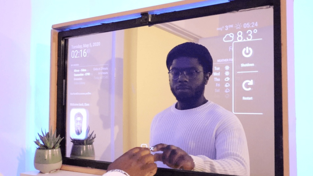 How to Build a Touchscreen Smart Mirror