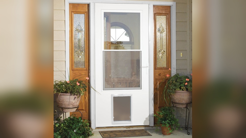 How to Build a Wood And Glass Pet Storm Door