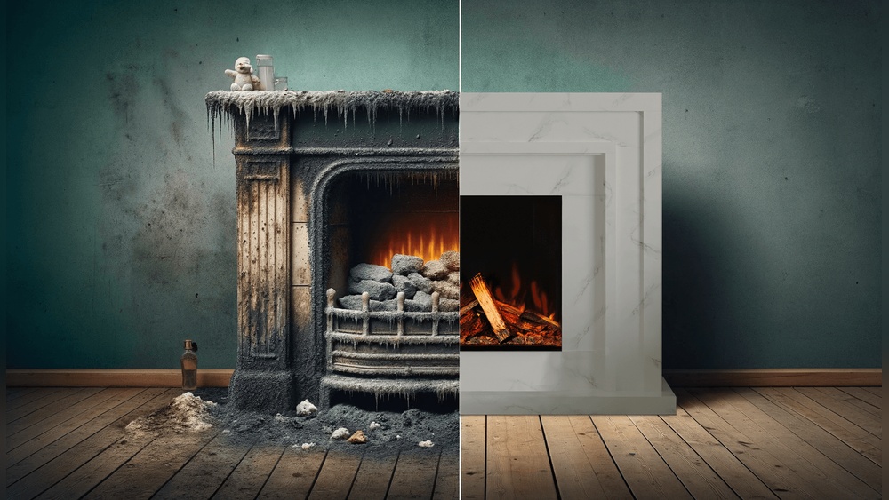 How to Clean Electric Fireplace