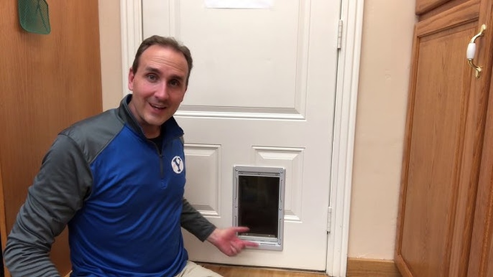 How to Cut Pet Door into Metal Door
