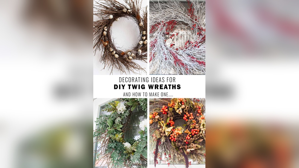 How to Decorate a Branch Wreath