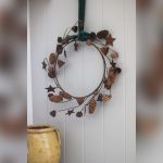 How to Decorate a Rustic Metal Wreath