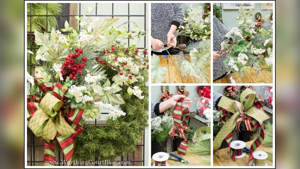 How to Decorate a Wreath Step by Step