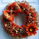 How to Decorate Burlap Wreath for Fall