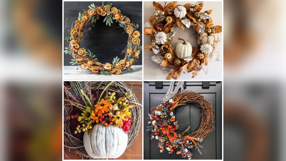 How to Decorate Fall Grapevine Wreath