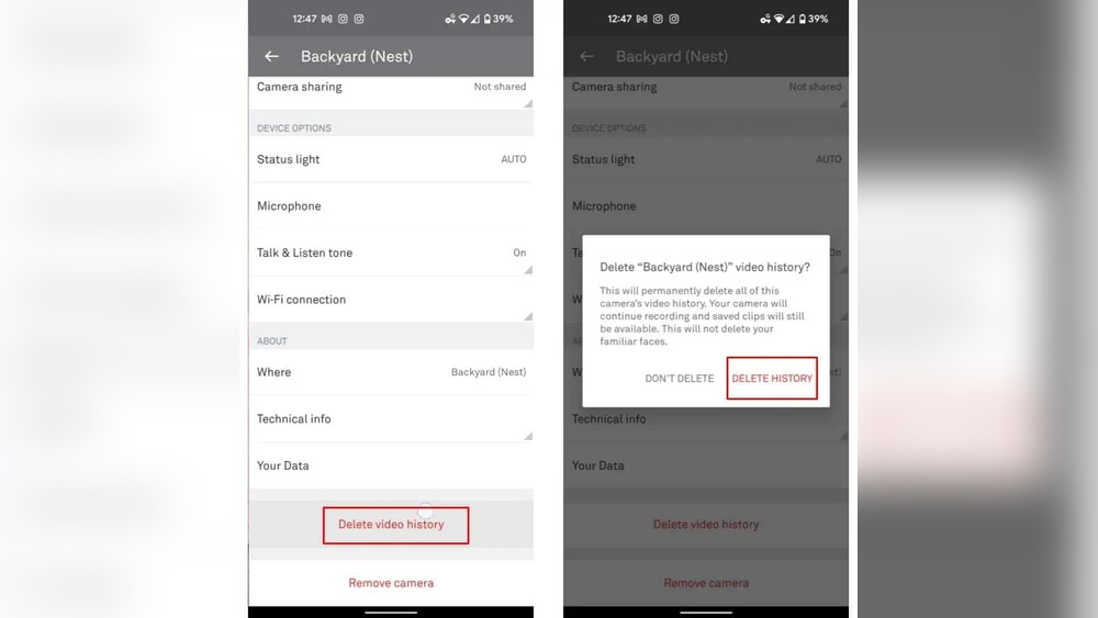 How to Delete Video History on My Nest Doorbell