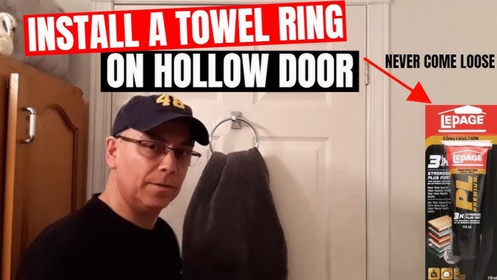 How to Fix a Towel Rack on Hollow Door