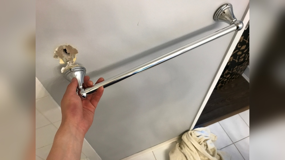 How to Get Bathroom Towel Rack off Wall